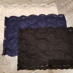 3-pack lace bandeau top